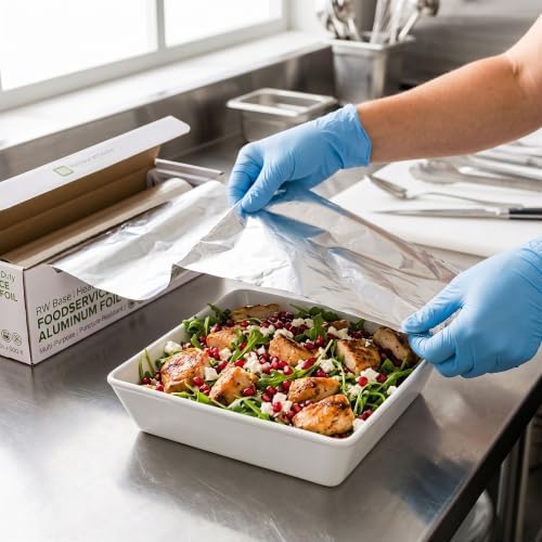 Restaurantware Aluminum Foodservice Heavy Duty Foil Roll, 6000 x 12 In - Image 5