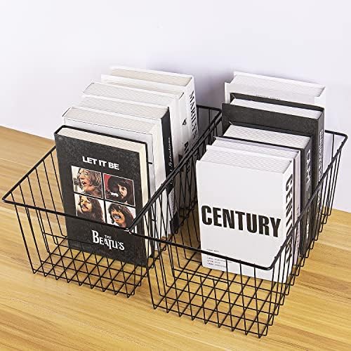 16inch Upright Freezer Organizer Baskets for 13-14,16-21 cu.ft Standup Freezer, Settle freezer chaos and reduce food waste effectively, Durable, Fully Use Space, Improve Air Circulate, Black, Pack 4 - Image 7