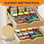 Pull Out Drawers for Cabinet Wood 18" W x 22" D Slide Out Organizer - Image 4