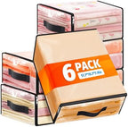 SpaceWhisper Clear Sheet Storage Bags, 6 Pack, 17.7 x 15.7 x 7.9 in by Unknown