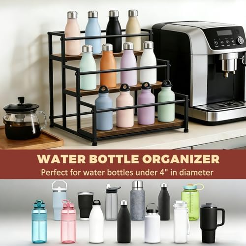 Coffee Syrup Rack Organizer, 3-Tier - Image 5