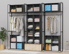 HOMIDEC Closet Organizers and Storage, 9 Cube Storage Organizer, Black - Image 3