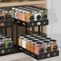 BOIVSHI Spice Rack Organizer for Cabinet, 7.5''Wx10.8''Dx9.2''H by BOIVSHI
