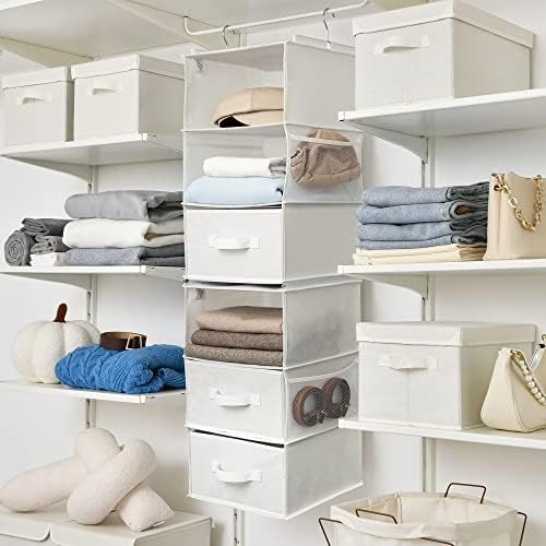 GRANNY SAYS Hanging Closet Organizer, 5 Drawers, 6 Shelves, 4 Pockets - Image 2