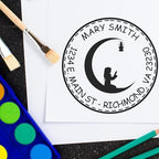 Custom Pre-Inked Crescent Prayers Return Address Stamp - Personalized Mail Stamper for Muslim Families, Custom Made Mail Stamper, Ideal for Eid & Ramadan Greetings, 1-5/8 Size, Easy to Use - Image 6