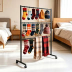 Rolling Display Stand for Scarf Purse Bra Underwear Sock Hat Bag - Image 3
