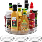 Amolliar Lazy Susan Organizer, 11" 4 Pack, Turntable Organizer for Cabinet by Amolliar