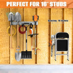 TORACK Wall Mount Garden Tool Organizer, Folding Chair Wall Hook, 32 in - Image 5