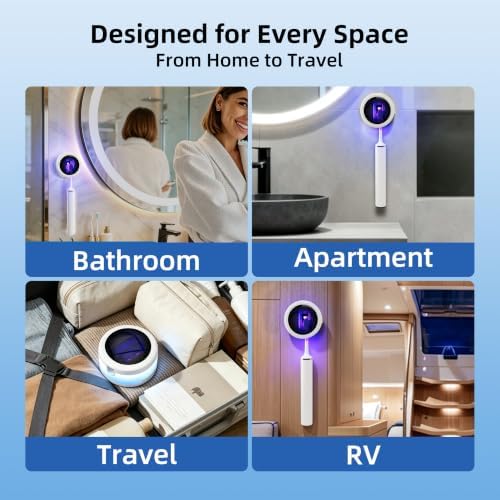 UV Toothbrush Sanitizer Holder, Dual Mode Cleaning with Ambient Lighting - Image 6