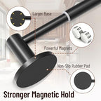 Magnetic Towel Bar, Adjustable Towel Rod, Matte Black, 2 Pack - Image 4