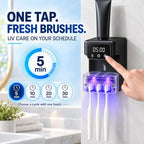 Touchless Automatic Toothpaste Dispenser Wall Mounted Kids and Adult,Black - Image 6