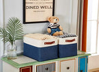 DECOMOMO Storage Bins, Extra Large Fabric Storage Baskets for Shelves 3Pack - Image 6