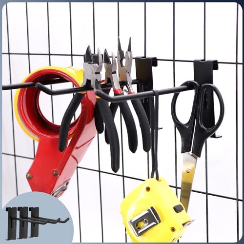 100 Pack 8 Inch Gridwall Hooks Heavy Duty Metal Hangers 20 Lbs Capacity - Image 5
