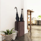 PEMAR Espresso Slim Umbrella Stand for Entryway, Waterproof Resin - Image 3