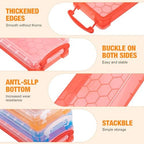 Gueevin 24 Pcs Pencil Box Clear Plastic Pencil Case, Fresh Color - Image 3