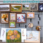 60 Pcs Grid Hooks for Wall, Metal Gridwall Picture Hooks for Display Panels - Image 5