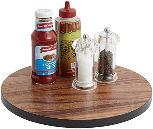 Woodard & Charles Round Acacia Wood Lazy Susan Turntable, 13.75", 6 Pack - Image 4