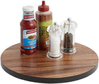 Woodard & Charles Round Acacia Wood Lazy Susan Turntable, 13.75", 6 Pack - Image 4