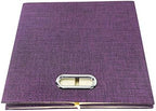 Posprica Storage Basket Bins,13×13×13 Foldable Storage Cube Boxes Fabric Drawer for Closet Shelf Cabinet Bookcase - Set of 4, Purple - Image 2