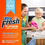 Ultra Fresh 6X Platinum Laundry Detergent, Up to 640 Loads, Bleach Alt, 5 Gallon Bundled with Platinum 6X Laundry Detergent Sheets with Fresh Scent - Image 5