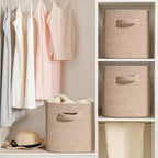 11 Inch Storage Cubes, 3 Pack Cube Storage Bins for Organizing, Cotton Rope Woven Baskets for Shelves, Bathroom, Kids Room, Closets, Baby Nursery - Image 5