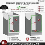 Rev-A-Shelf Trim-to-Custom-Fit Wooden Silverware Drawer Divider Organizer - Image 2