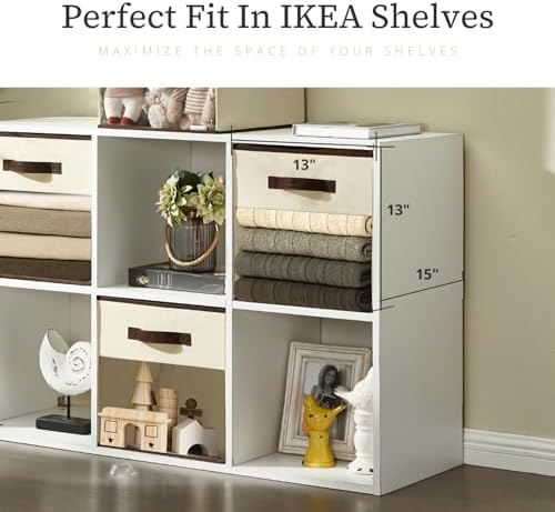 DECOMOMO Storage Bins, Cube Storage Bin with Window - Image 5