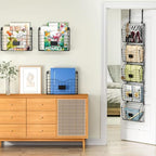 X-cosrack 3-Tier Hanging Wall Files with Door Hooks and 6pcs S Shape Hooks - Image 4
