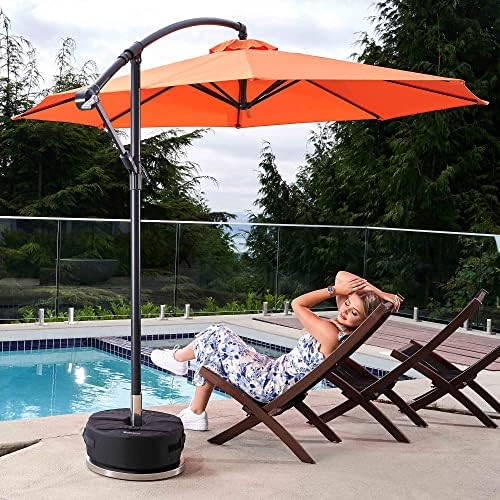 Gravipod Umbrella Base Weight | Outdoor Sand-Fillable Stabilizer for Cantilever, Offset, and Patio Umbrellas | Heavy-Duty Weather-Resistant Fabric - Image 4