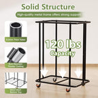 220L Laundry Hamper with Lid & Wheels, Rolling Laundry Basket with Bag - Image 5