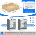 WelFurGeer Soft Close Pull Out Drawers for Kitchen Cabinets, 23" W x 21" D Pull Out Cabinet Organizer, Smooth Slide-Out Shelves for Kitchen Cabinets, Space-Saving Pullout Drawer for Home Organization - Image 5