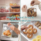 Mehomeli Reusable Vacuum Sealer Bags, 30 Large Bags, 11.8 x 13.4 in - Image 6