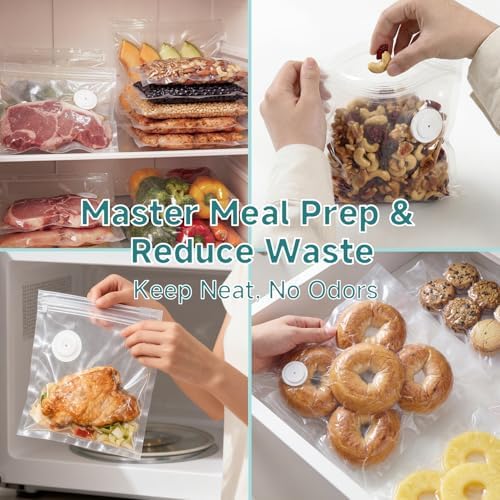 Mehomeli Reusable Vacuum Sealer Bags, 30 Large Bags, 11.8 x 13.4 in - Image 6