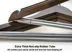 TOPIA HANGER Heavy Duty Wood Coat Hangers in Smooth Retro Finish, Boutique Quality Wooden Suit Hangers-Thicker Non-Slip Rubber Pants Bar and Extra Smoothly Cut Notches-360° Black Hook-18 Pack CT04A - Image 4