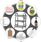 Goldmeet 3 Tier Dish Drying Rack, Large Stainless Steel Over The Sink Dish with Drain Tray, Kitchen Dishes Drying Racks, Dish Racks for Kitchen Counter Storage (Black) - Image 7