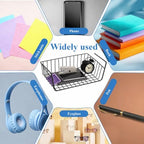 6 Pcs Under Shelf Basket, Slide in Wire Hanging Storage Baskets - Image 3