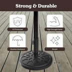 Pure Garden Outdoor Umbrella Base, 19lb, Black - Image 6