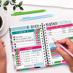 Budget Binder with 1,126 Stickers – Undated Monthly Budget Planner & Financial Workbook – Bill Organizer, Debt & Savings Tracker, Expense Log Book for Women, Household & Small Business - Image 6