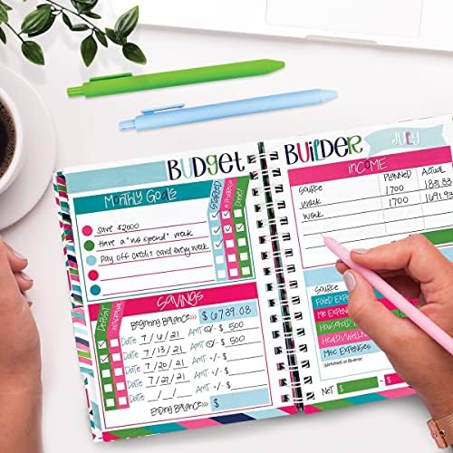 Budget Binder with 1,126 Stickers – Undated Monthly Budget Planner & Financial Workbook – Bill Organizer, Debt & Savings Tracker, Expense Log Book for Women, Household & Small Business - Image 6
