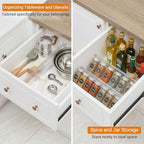 5 Pack 5.9 Inch Tall Clear Drawer Dividers, Adjustable Drawer Dividers for Clothes, 12.2"–20" Expandable Plastic Drawer Organizer Dividers for Home Closet, Kitchenware, Nursery Storage - Image 5