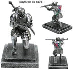 Knight Pen Holder Magnetic Cool Desk Accessories and Organizers Executive Soldier Knight Pen Holder Nice Christmas Gift for Boyfriend Husband Dad Son - Image 3