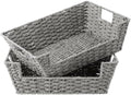 StorageWorks Pantry Baskets for Organizing, Large Wicker Basket for Storage by StorageWorks