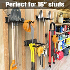 WALMANN Wall Mounted Garden Tool Rack Garage, Folding Chair Storage Rack - Image 3