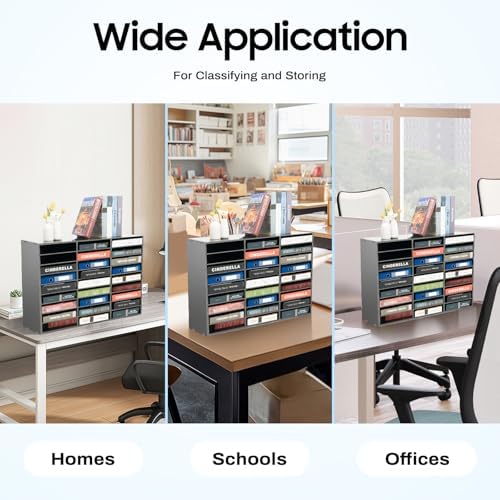 27-Slots Classroom Mailbox 0.24" PVC Literature Organizer - Image 4
