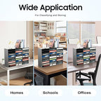 27-Slots Classroom Mailbox 0.24" PVC Literature Organizer - Image 4
