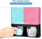 Conworld Laundry Detergent Dispenser, Wall-Mounted Scent Booster Beads Dispenser for Laundry Organizer, Laundry Beads Container, Rice Dispenser, Black - Image 4
