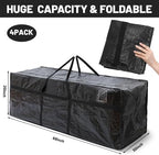4 Pcs 176 Gallon Extra Large Moving Bags Heavy Duty Storage Bag - Image 2