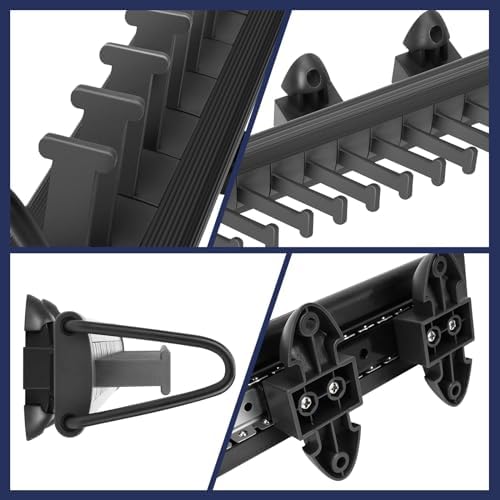 Sliding Tie Rack Hanger for Closet, 20 Tie Pull Out Belt Rack Organizer - Image 4