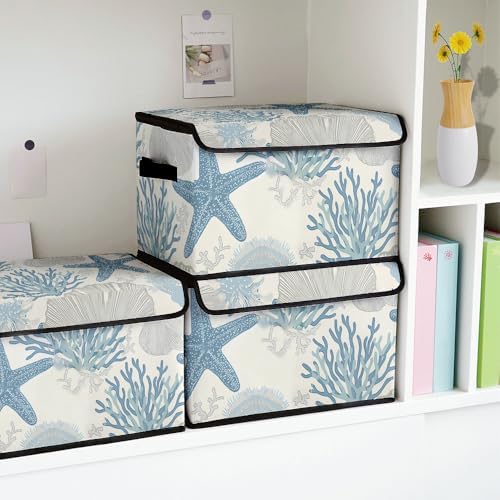 Stackable Clothes Storage Bins with Lids 3 Pack - Image 4