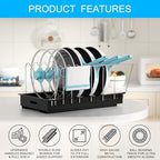 Golener Pots and Pans Organizer Under Cabinet, Pot Lid Holder, 2 Pack - Image 6